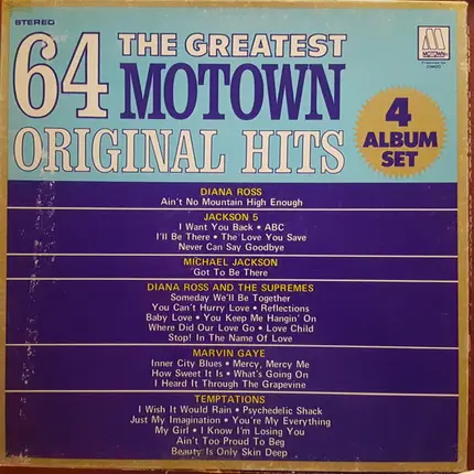 Diana Ross, Marvin Gaye, The Jackson 5, a.o. - The Greatest 64 Motown Original Hits