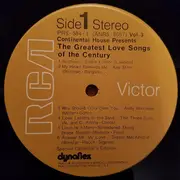 Double LP - Various - The Greatest Love Songs Of The Century Volume 3 And 4