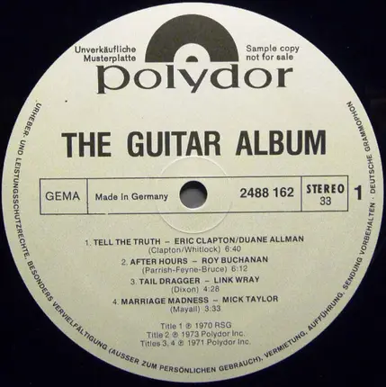 Various - The Guitar Album