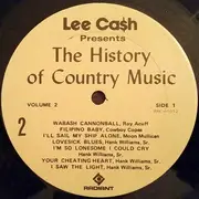 LP - Patti Page, Johnny Cash a.o. - The History Of Country Music Volume II