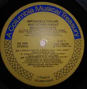 LP - Carol Channing / Richard Kiley a.o. - The Impossible Dream And Other Great Broadway Hits