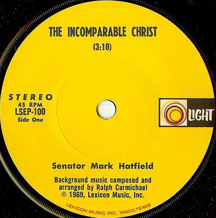 Various - The Incomparable Christ / Christ In Every Book In The Bible