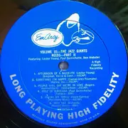 LP - Lester Young / Paul Quinichette a.o. - The Jazz Greats - Volume III - Giants Of Jazz - Reeds - Part II