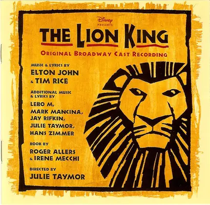 Original Broadway Cast Recording - The Lion King