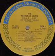 LP - Various - The Nashville Sound: Bright Lights & Country Music: Volume 7