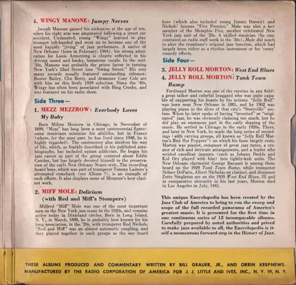 Various - The RCA Victor Encyclopedia Of Recorded Jazz: Album 8- Lew To Mor