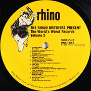 LP - The Troggs, Mickey Katz, Debbie Dawn a.o. - The Rhino Brothers Present The World's Worst Records Vol. 2