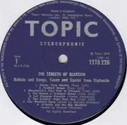 LP - Various - The Streets Of Glasgow