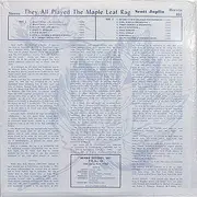 LP - Various - They All Played The Maple Leaf Rag