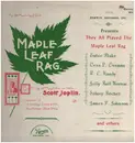 LP - Various - They All Played The Maple Leaf Rag