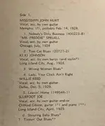 LP - Various - They Sang The Blues (1927 - 1929) - Mono