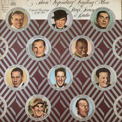 Louis Armstrong a.o. - Those Legendary Leading Men Of Stage, Screen & Radio