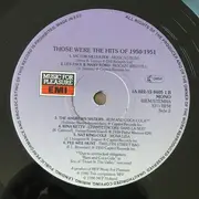 LP - Various - Those Were The Hits Of 1950-1951 - Mono