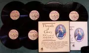 LP-Box - Henry Fonda / Burt Lancaster a.o. - Threads Of Glory- 200 Years Of America In Words And Music - Hardcover Box + Booklet