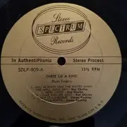 LP - Various - Three Of A Kind, Blues Singers