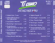 CD - Eros Ramazzotti, Luca Carboni, Umberto Tozzi - Ti Amo - Love Songs Made In Italy