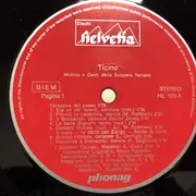 LP - I Bambini Ticinesi, Orchestrina Luganella, I Bambini Ticinesi - Ticino (Musica E Canti Della Svizzera Italiana)