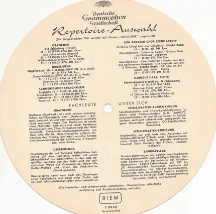 Various - Tonkurier Juni 1959