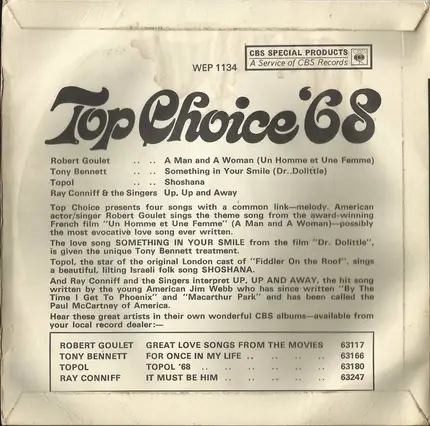 Various - Top Choice '68