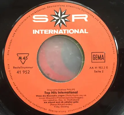 France Gall, Dorthe, Vicky a.o. - Top Hits International