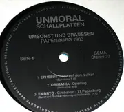 Double LP - Julius Schittenhelm, HHCC, Orimania, Embryo a.o. - Umsonst Und Draussen - Papenburg 1983