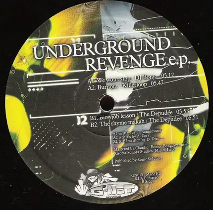 Hardcore Sampler - Underground Revenge E.P.