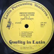 LP - Latin Rhythms Library Music Instrumentals - Understanding Latin Rhythms Vol. II - + insert