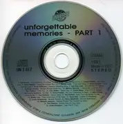 CD - Pat Boone, Nat King Cole, Roy Orbison - Unforgettable Memories - Part 1