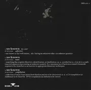 CD - The Dream Club Murders, Broken Glass Syndrome a.o. - {Un}Known Vol. 1