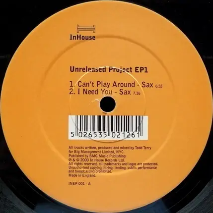 Sax, D'Effect, C.L.S - Unreleased Project EP 1