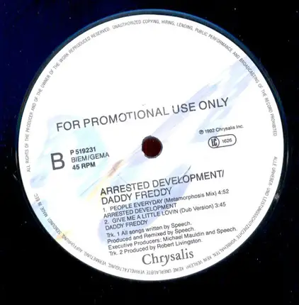 Bassheads / K-Klass / Arrested Development / Daddy Freddy - Untitled