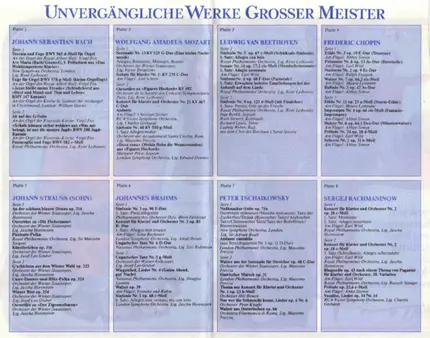 Various - Unvergängliche Werke Grosser Meister