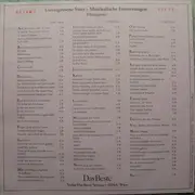 12inch Vinyl Single - Zarah Leander, Lale Andersen, Hans Albers, a.o - Unvergessene Stars - Musikalische Erinnerungen - Hardcover Box + Booklet