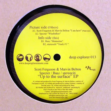 Setreociti, Baaz, Specter, u.a. - Up To The Surface EP