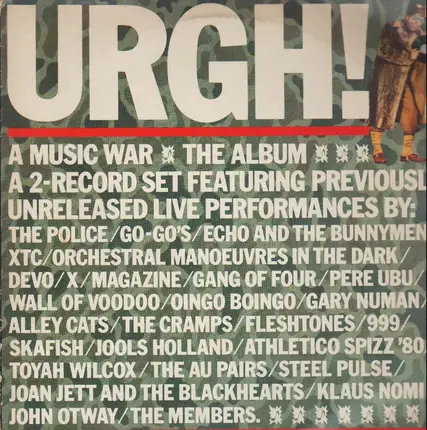 Fleshtones, Jools Holland, Skafisch, a.o. - URGH! A Music War