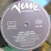 LP-Box - Louis Armstrong / Benny Goodman / Charlie Parker a.o. - Verve Records Jazz Box - Octagonal plastic box + booklet