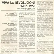 7inch Vinyl Single - Juan Capra, Carlos Puebla, a.o. - ¡Viva La Revolución! 1907/1966 (Canti Politici Dell'America Latina 1/Cile, Colombia, Cuba)
