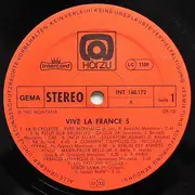 LP - Vive La France - Vive La France 5 Frankreichs Große Chansons - Gatefold