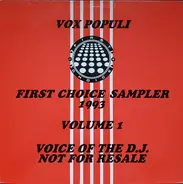 Various - Vox Populi: First Choice Sampler 1993 Volume 1