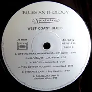LP - James Reed / Roy Hawkins / J.W. Walker - Anthology of the Blues-West Coast Blues