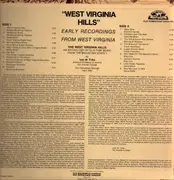 LP - Various - 'West Virginia Hills' - Early Recordings From West Virginia