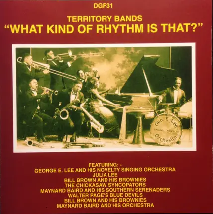 Various - "What Kind Of Rhythm Is That?" -- Territory Bands, 1927-1931