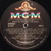 LP - Connie Francis / Liberace a.o. - When The Boys Meet The Girls - The Original Sound Track Recording