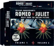Double CD - Garbage, Everclear a.o. - William Shakespeare's Romeo + Juliet (Music From The Motion Picture) Volume 1 + Volume 2 - Slipcase, Post Cards Incl.