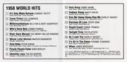 CD - Conway Twitty / Danny Mann a.o. - World Hits 1958 - Still sealed