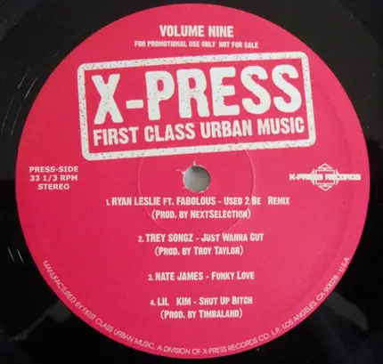 Cassie / Craig David / T-Pain a. o. - X-Press # 9 First Class Urban Music