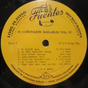 LP - Los Golden Boys, Los Corraleros De Majagual, La Sonora Marinera, a.o. - 14 Cañonazos Bailables Vol. 4 - Mono