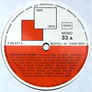 LP - Peter Mabmann, Leo Blech, Karl Burrian, a.o. - 150 Jahre Stadttheater Aachen 1825-1975
