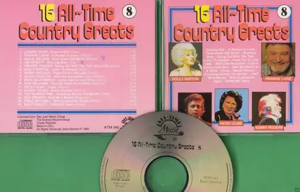 Johnny Cash, Jim Nesbitt, Don Williams, ... - 16 All-Time Country Greats Vol. 8