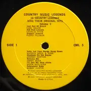 LP - Carl Belew, Charlie Ryan, Floyd Tillman, a.o. - 16 Country Legends Sing Their Original Hits - Volume 3